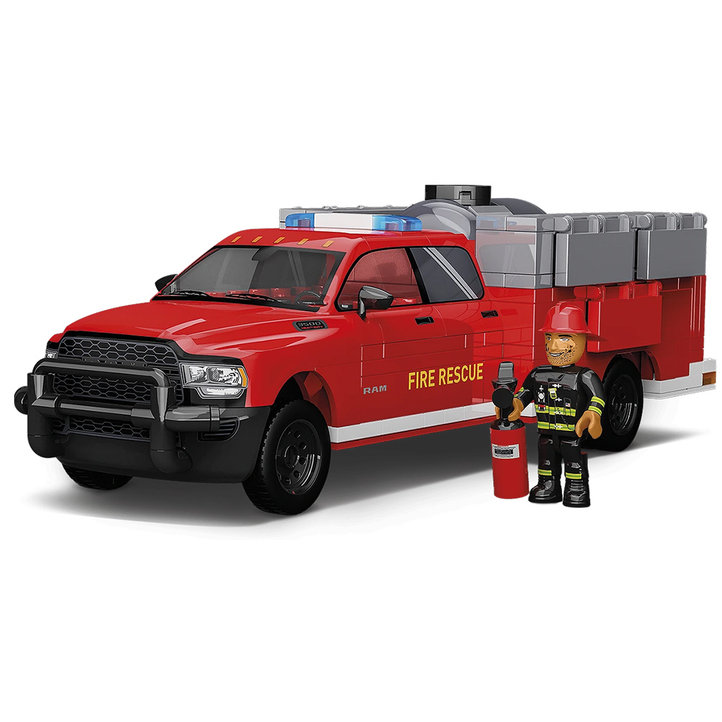 imagen de COBI: Camión de bomberos Dodge RAM 3500 juego de construcción (24612) 2