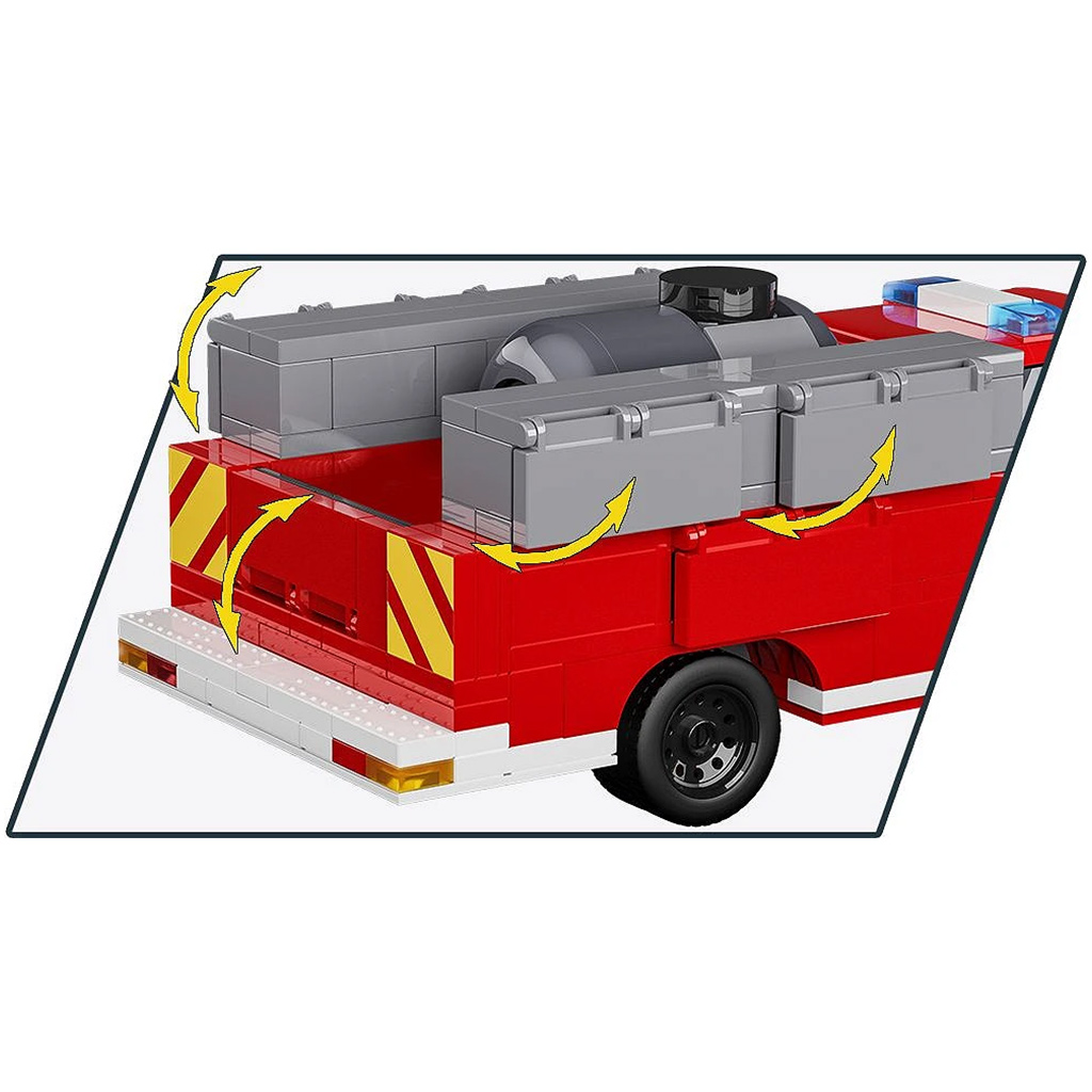imagen de COBI: Camión de bomberos Dodge RAM 3500 juego de construcción (24612) 4
