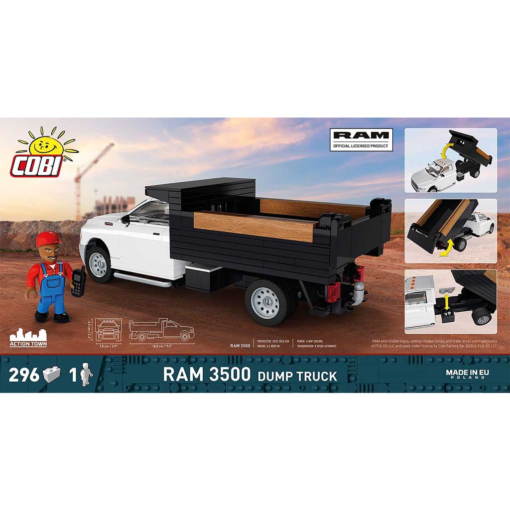 imagen de COBI: CAMIÓN VOLQUETE RAM 3500 (24659) 2