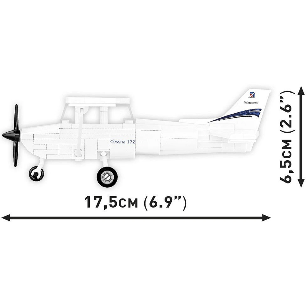 imagen de COBI: Cessna 172 Skyhawk blanco juego de construcción (26620) 4