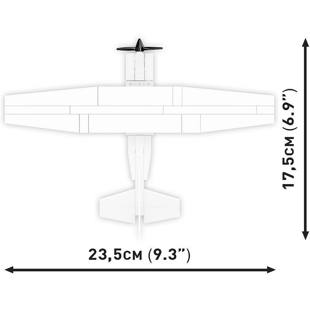 imagen de COBI: Cessna 172 Skyhawk blanco juego de construcción (26620) 5