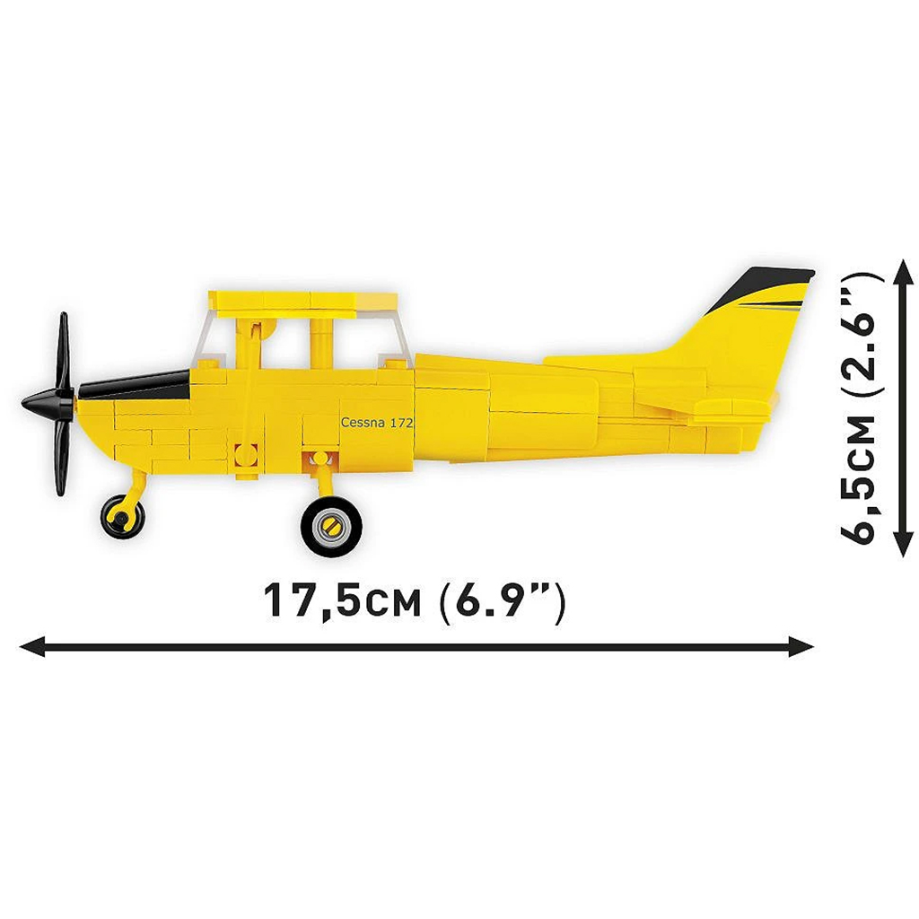 imagen de COBI: Cessna 172 Skyhawk juguete de construcción amarillo (26621) 4