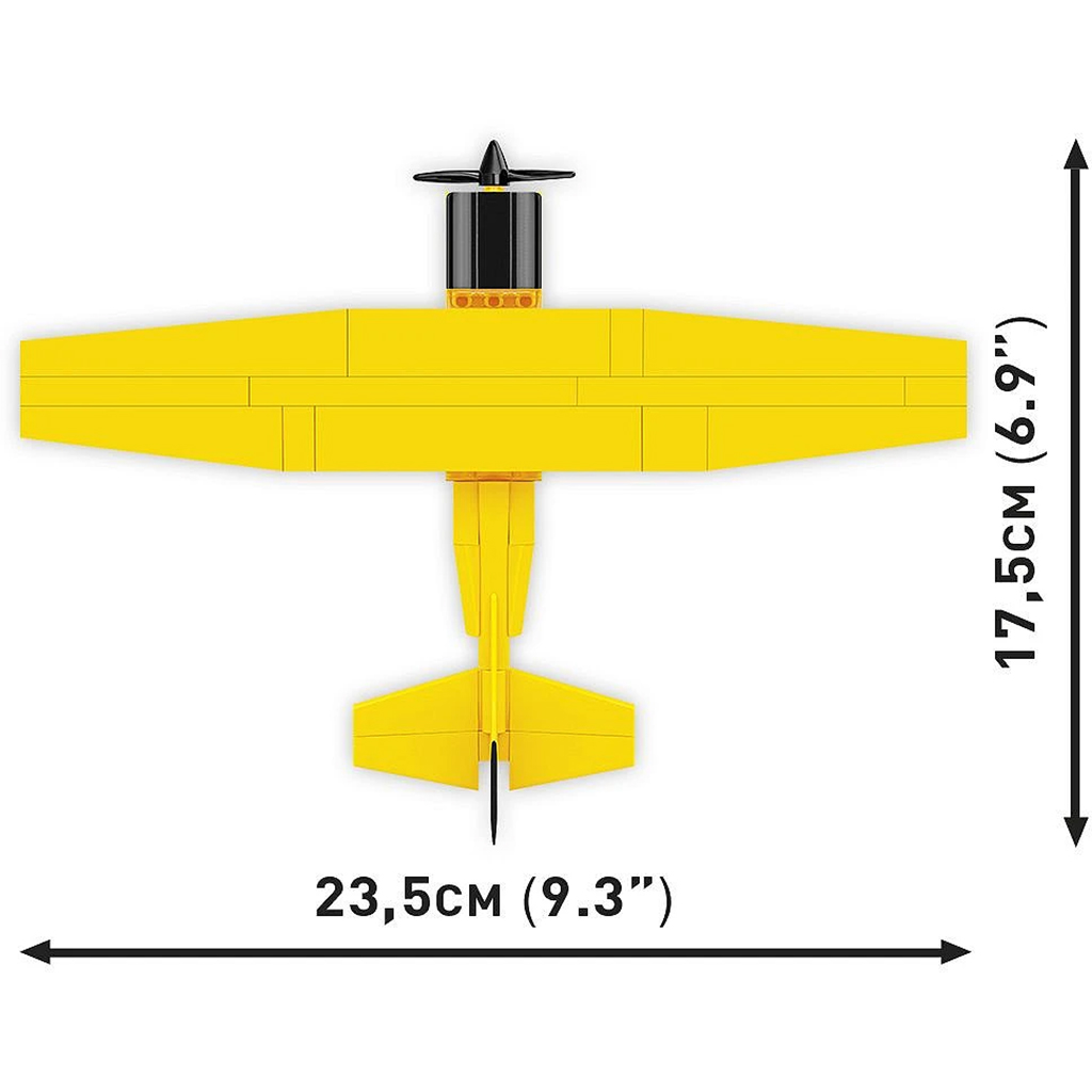 imagen de COBI: Cessna 172 Skyhawk juguete de construcción amarillo (26621) 5