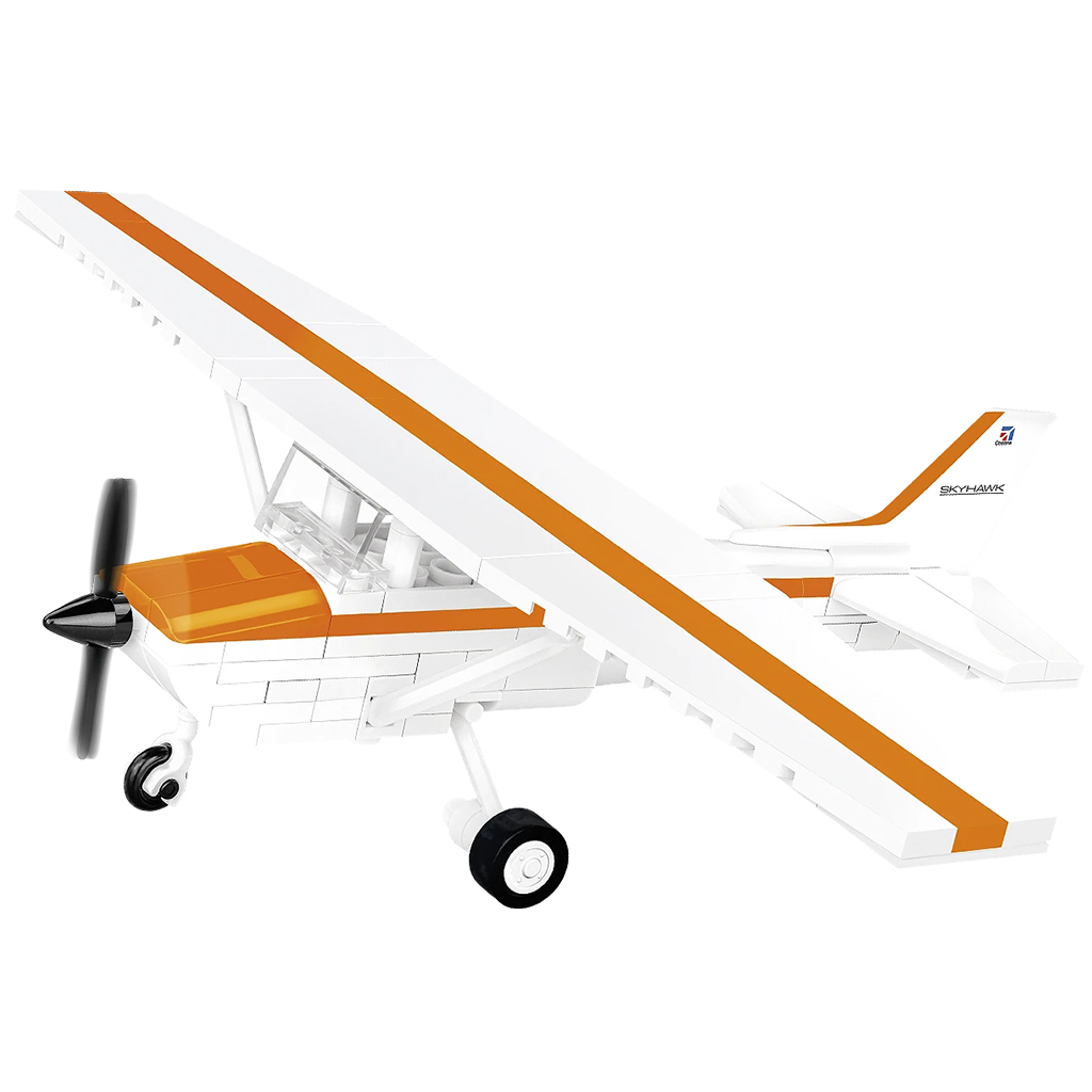imagen de COBI: Cessna 172 Skyhawk naranja-blanco juego de construcción (26623) 2