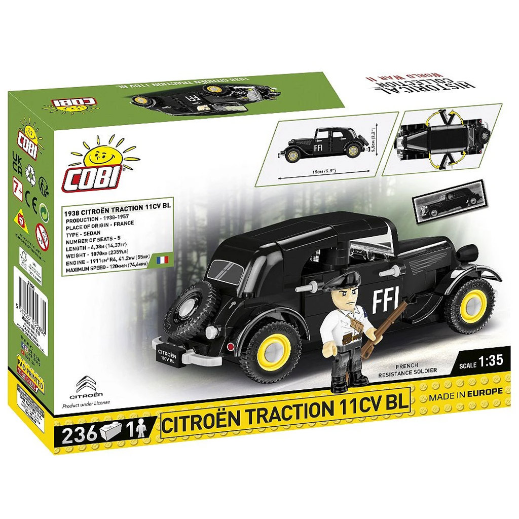 imagen de COBI: Citroën Traction 11CV BL coche de construcción (2266) 4