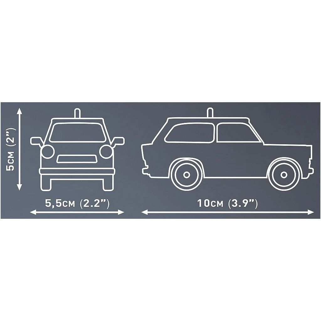 imagen de COBI: Coche de bomberos Trabant 601 (24555) 3