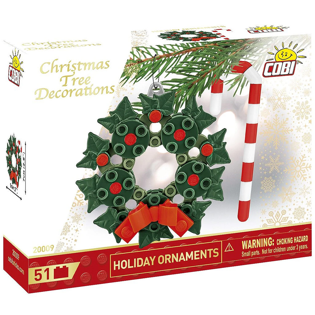 imagen de COBI: Corona festiva adorno de árbol de Navidad juego de construcción (20009) 1