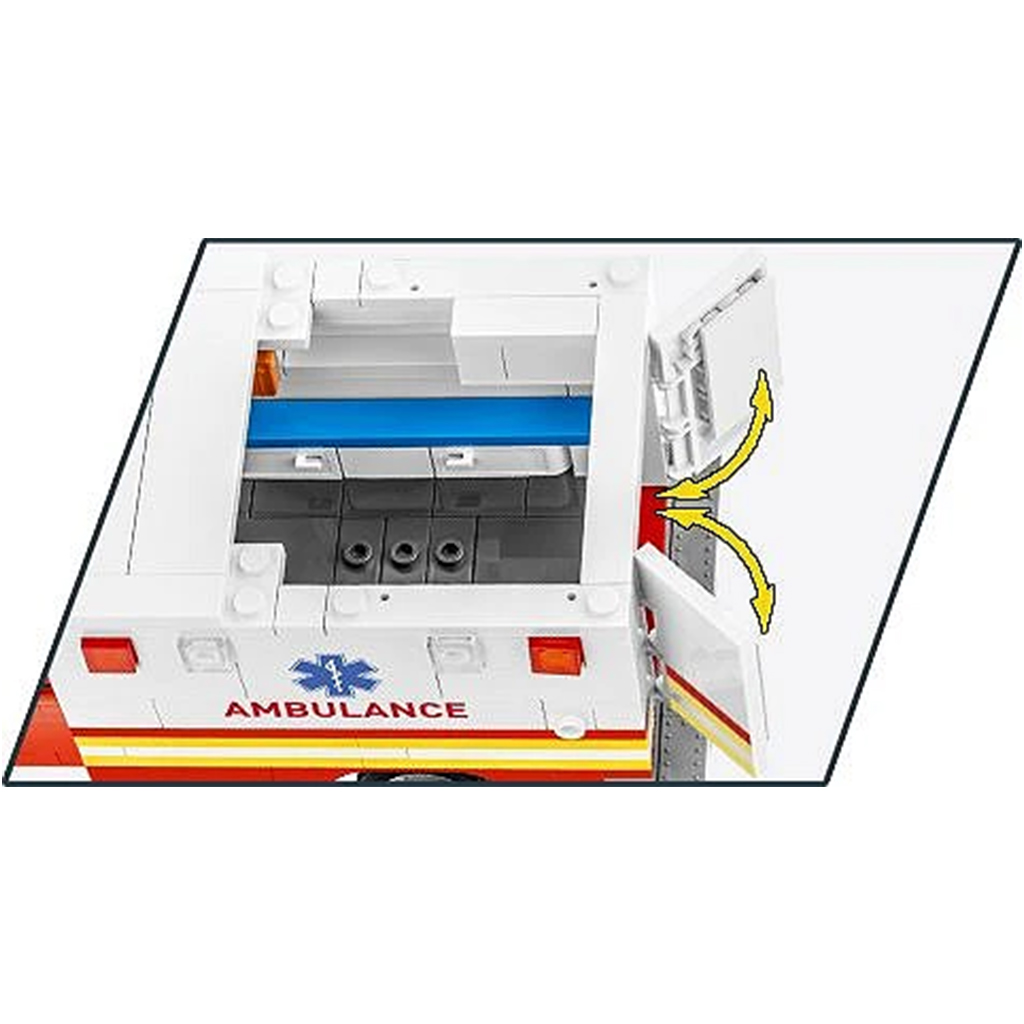 imagen de COBI: Dodge RAM 3500 camión de rescate juguete de construcción (24609) 4