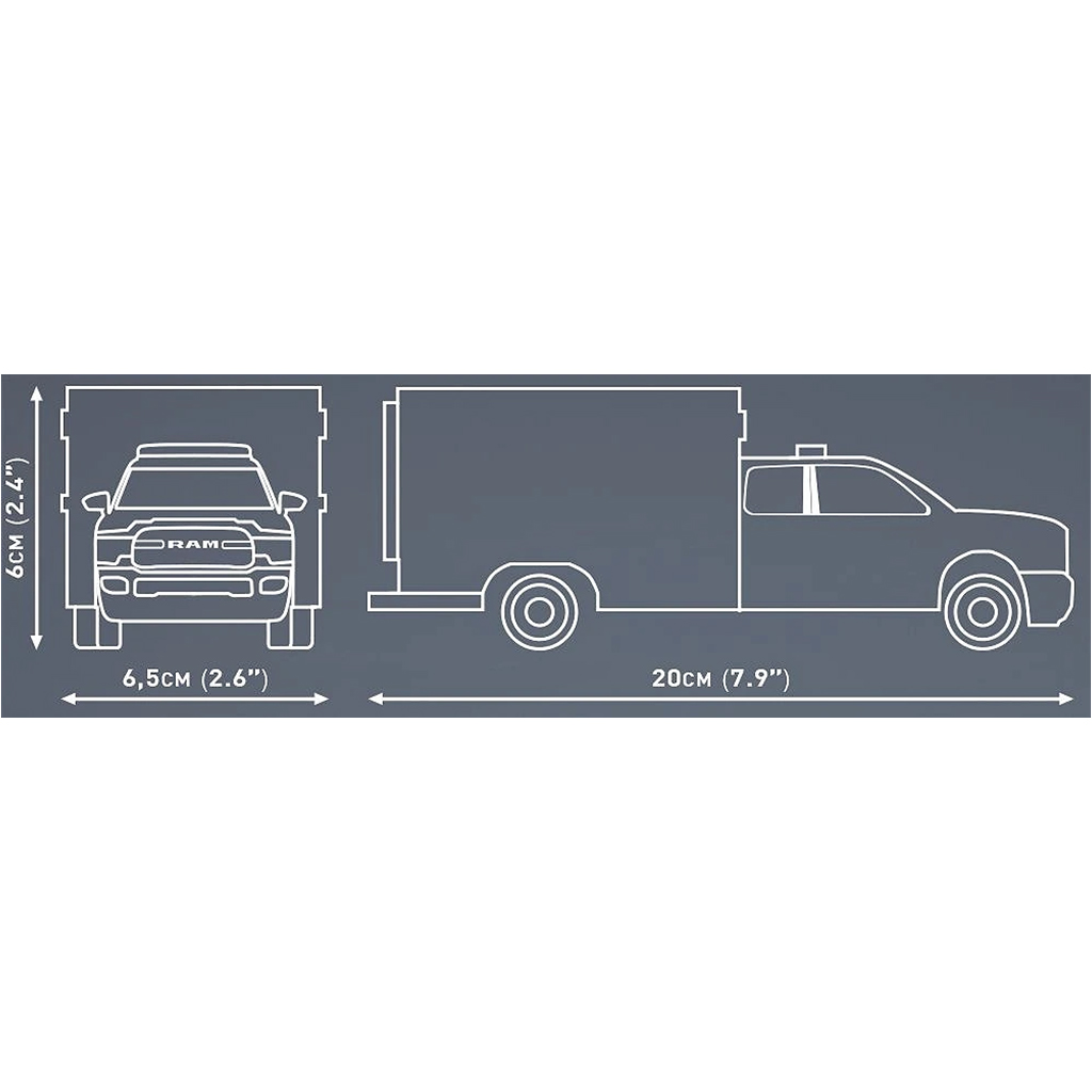 imagen de COBI: Dodge RAM 3500 camión de rescate juguete de construcción (24609) 5