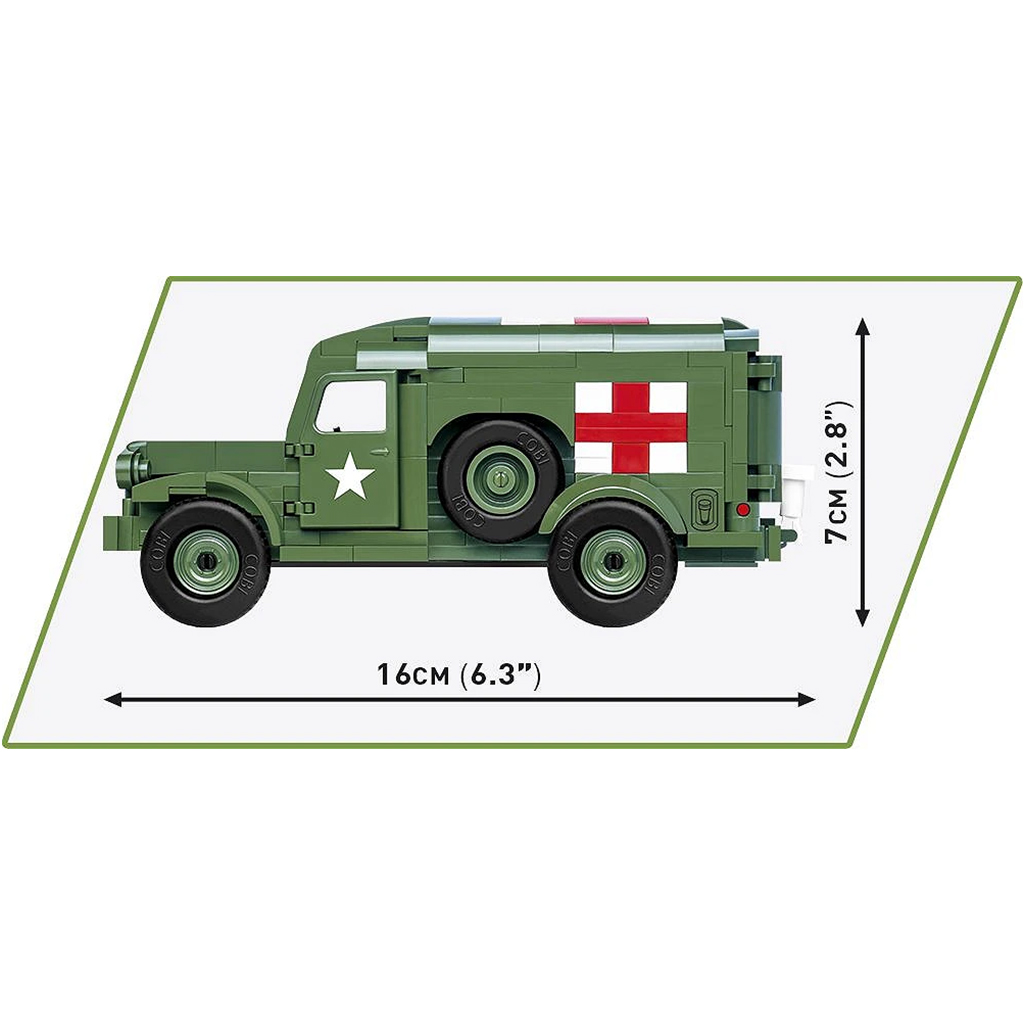 imagen de COBI: Dodge WC-54 Ambulancia coche de rescate juego de construcción (2257) 3