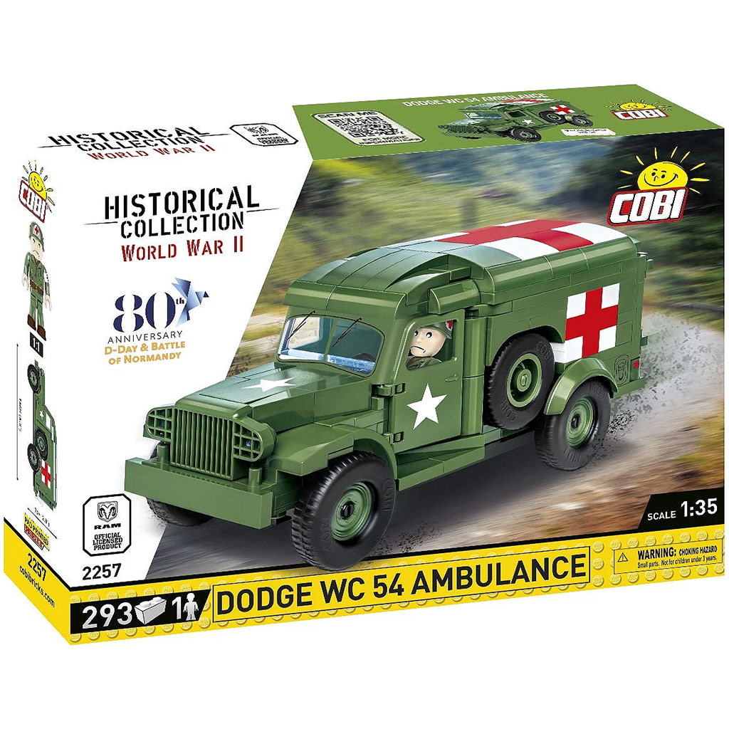 imagen de COBI: Dodge WC-54 Ambulancia coche de rescate juego de construcción (2257) 1