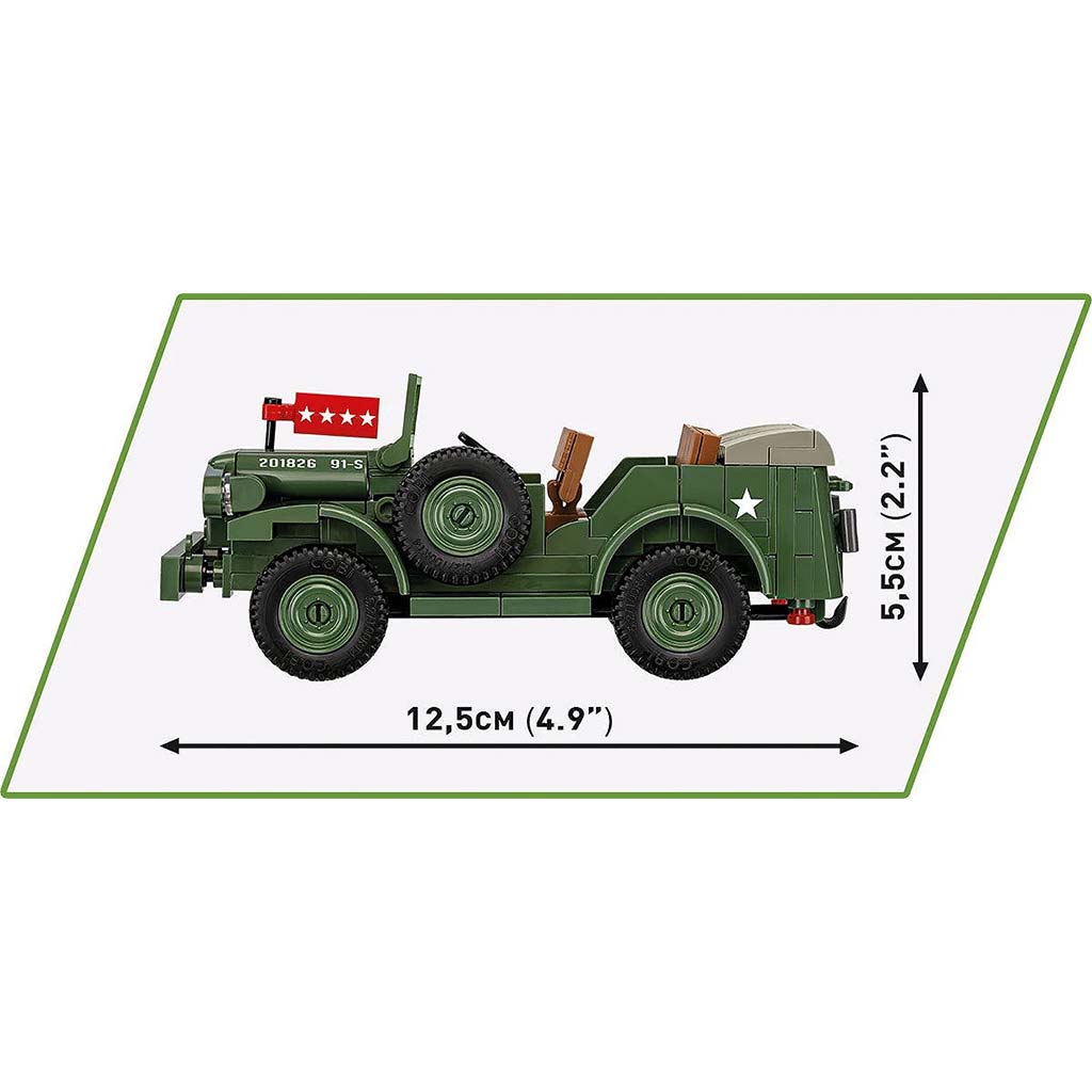 imagen de COBI: Dodge WC-56 Carro de Mando harckocsi építőjáték (3111) 3