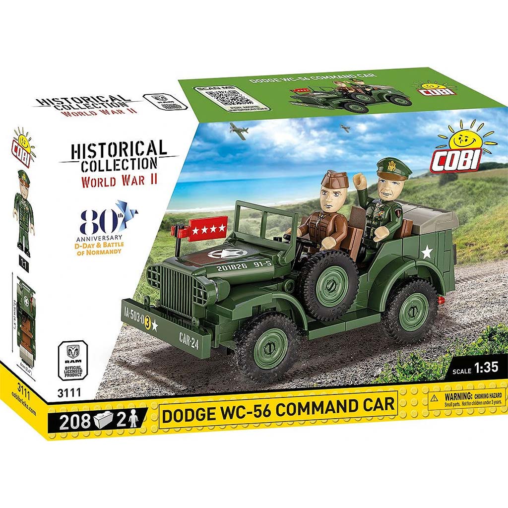 imagen de COBI: Dodge WC-56 Carro de Mando harckocsi építőjáték (3111) 1