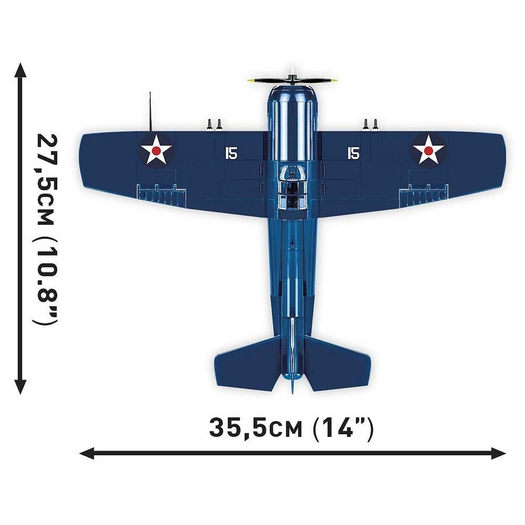 imagen de COBI: F4F Wildcat – Juguete de construcción de avión Northrop Grumman (5731) 7