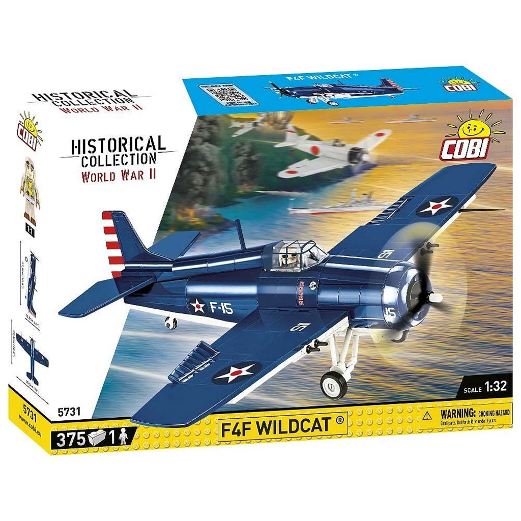 imagen de COBI: F4F Wildcat – Juguete de construcción de avión Northrop Grumman (5731) 1