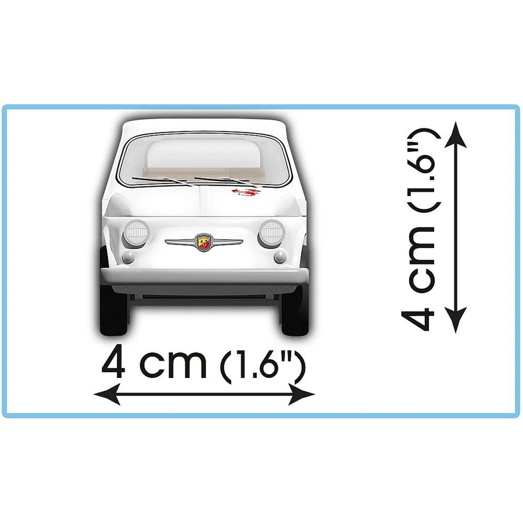 imagen de COBI: Fiat Abarth 595 juego de construcción (24524) 5