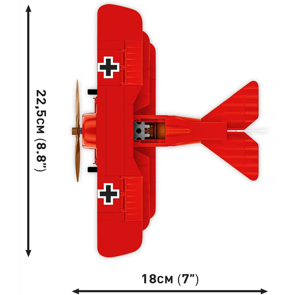 imagen de COBI: Fokker Dr. I „Barón Rojo” juego de construcción (2996) 3