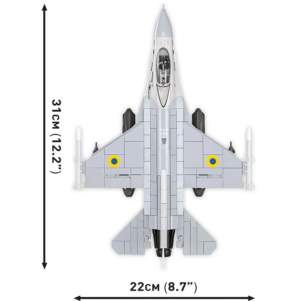 imagen de COBI: Fuerzas Armadas F-16AM Fighting Falcon juguete de construcción (5893) 7