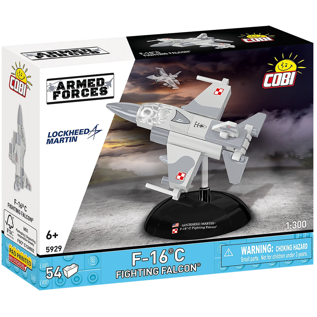 imagen de COBI: Fuerzas Armadas F-16C Fighting Falcon juguete de construcción (5929) 1
