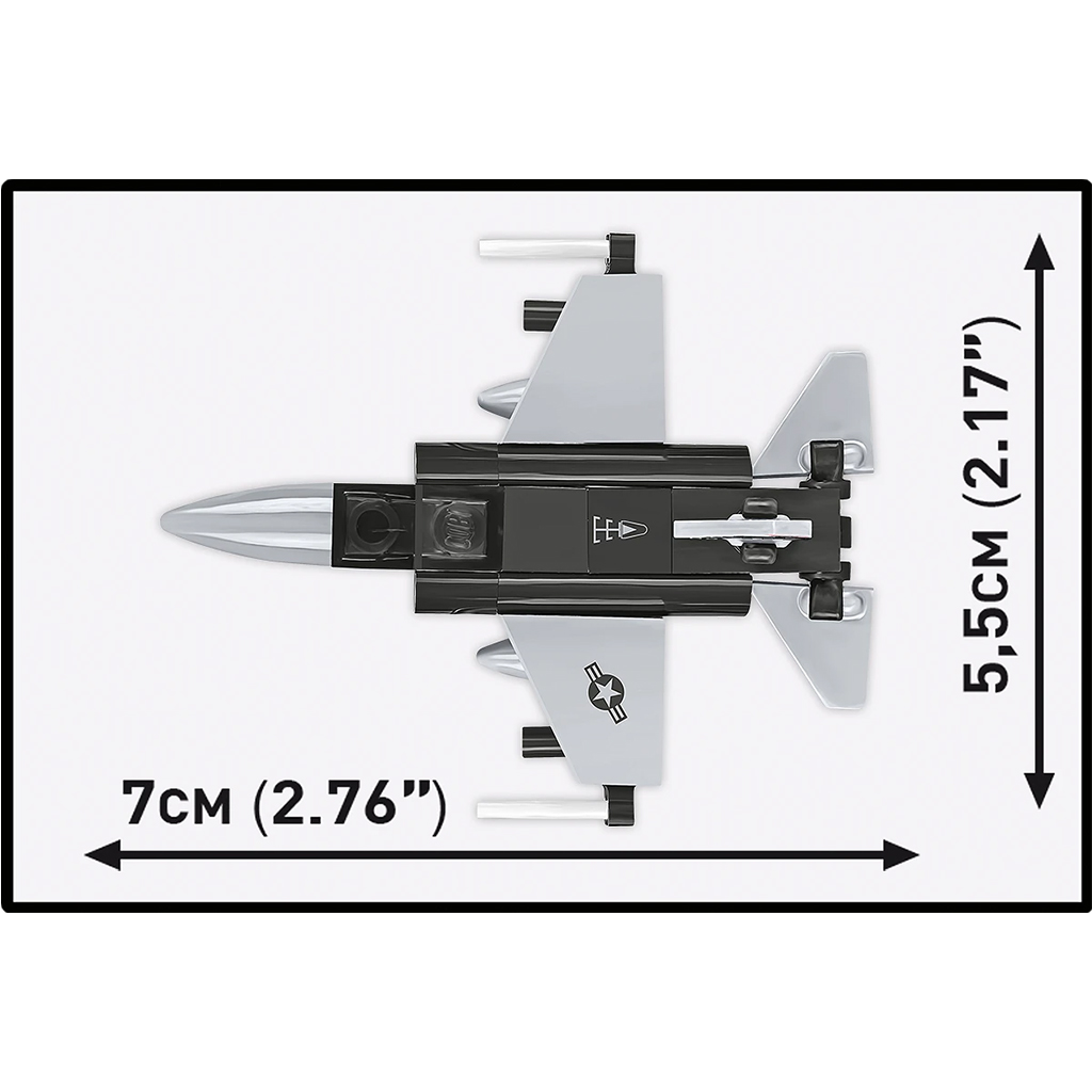 imagen de COBI: Fuerzas Armadas F-16D Fighting Falcon juguete de construcción (5941) 4