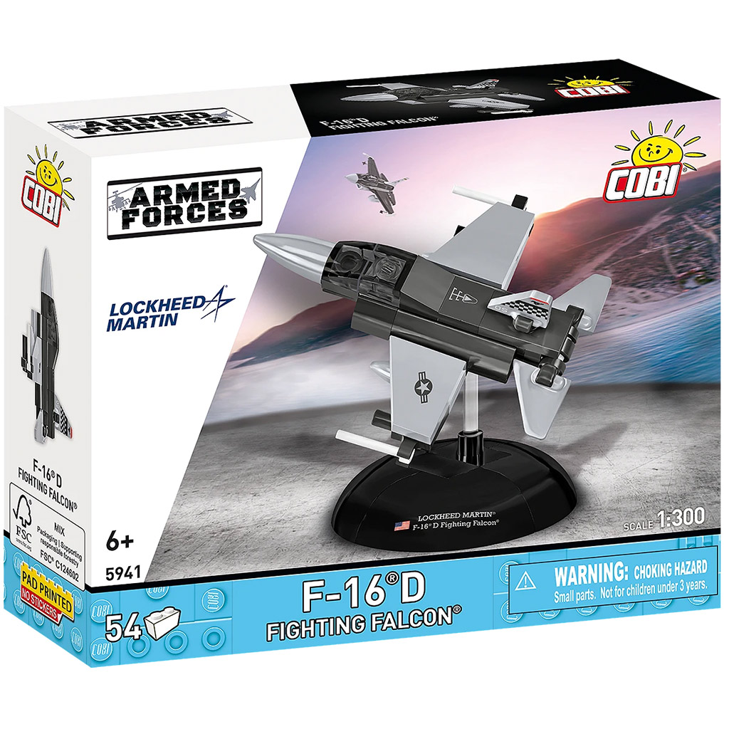imagen de COBI: Fuerzas Armadas F-16D Fighting Falcon juguete de construcción (5941) 1