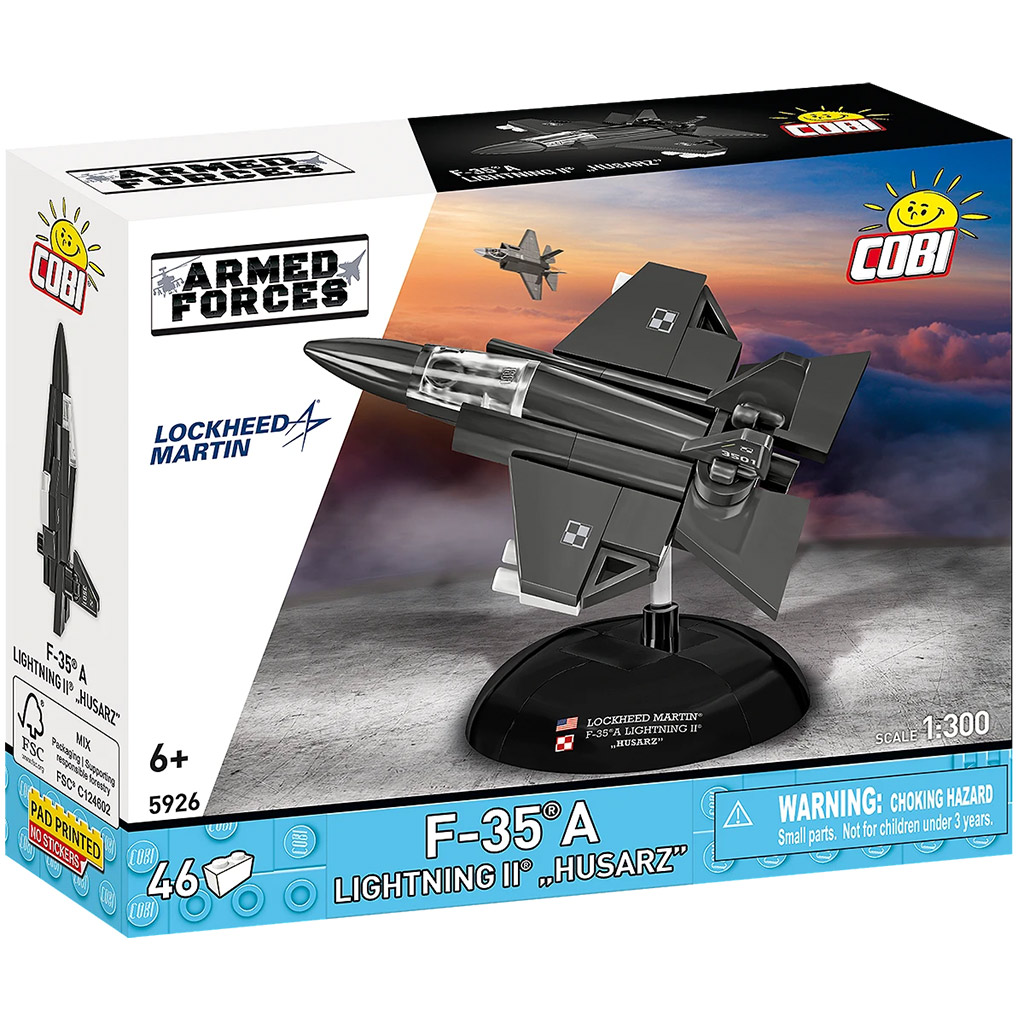 imagen de COBI: Fuerzas Armadas F-35A Lightning II "Husarz" juego de construcción (5926) 1
