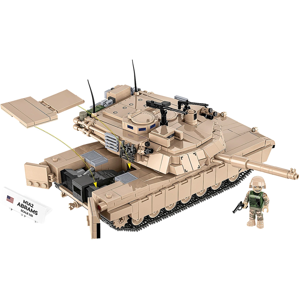 imagen de COBI: Fuerzas Armadas M1A2 Abrams juego de construcción (2632) 3