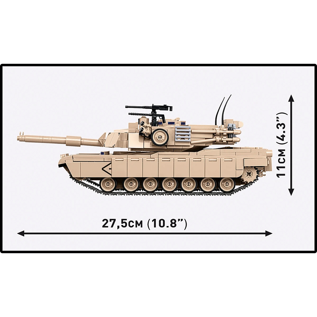 imagen de COBI: Fuerzas Armadas M1A2 Abrams juego de construcción (2632) 4