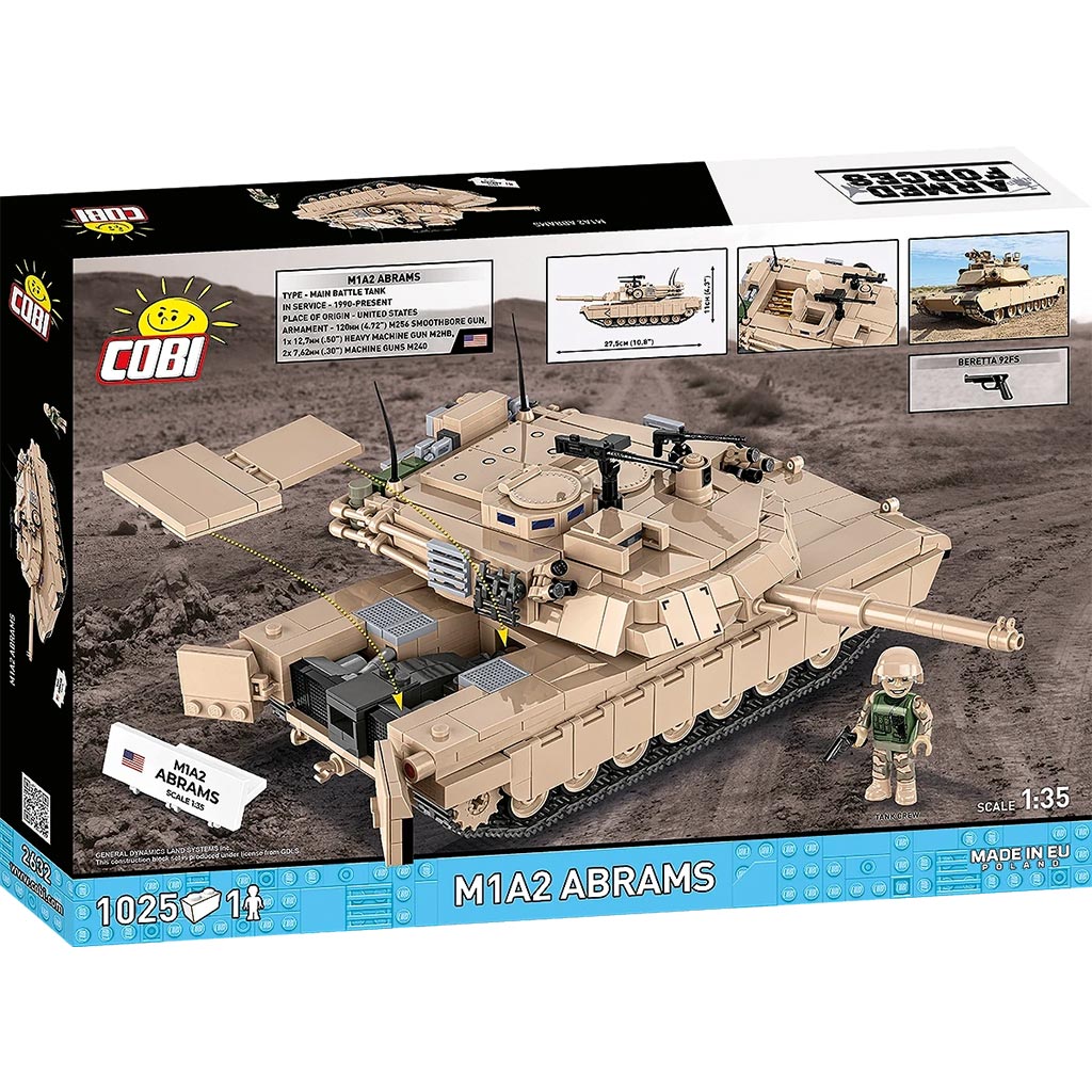 imagen de COBI: Fuerzas Armadas M1A2 Abrams juego de construcción (2632) 6