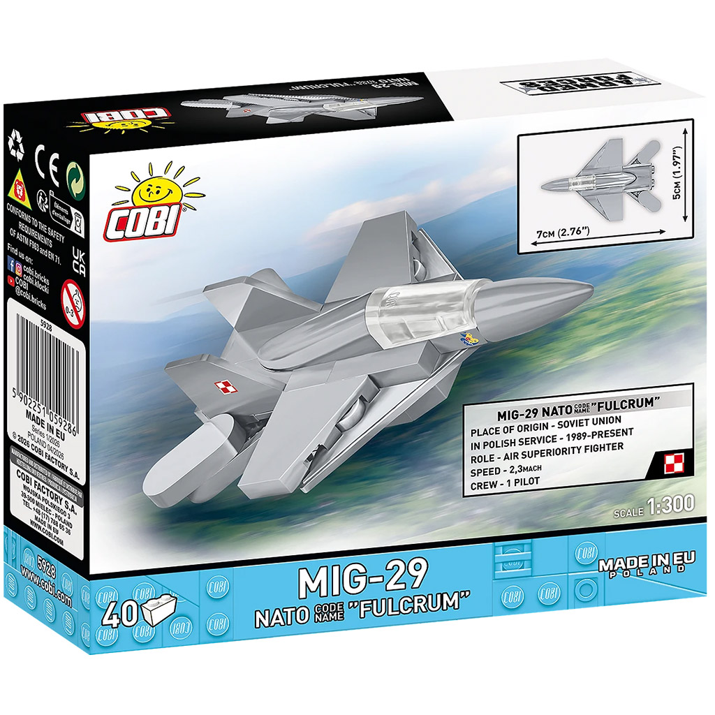 imagen de COBI: Fuerzas Armadas MiG-29 NATO "Fulcrum" juguete de construcción (5928) 4