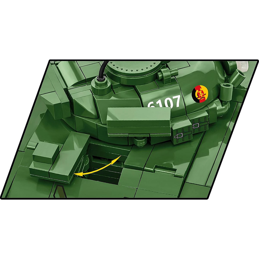 imagen de COBI: Fuerzas Armadas T-72 (Alemania del Este/Soviético) tanque de construcción (2625) 4