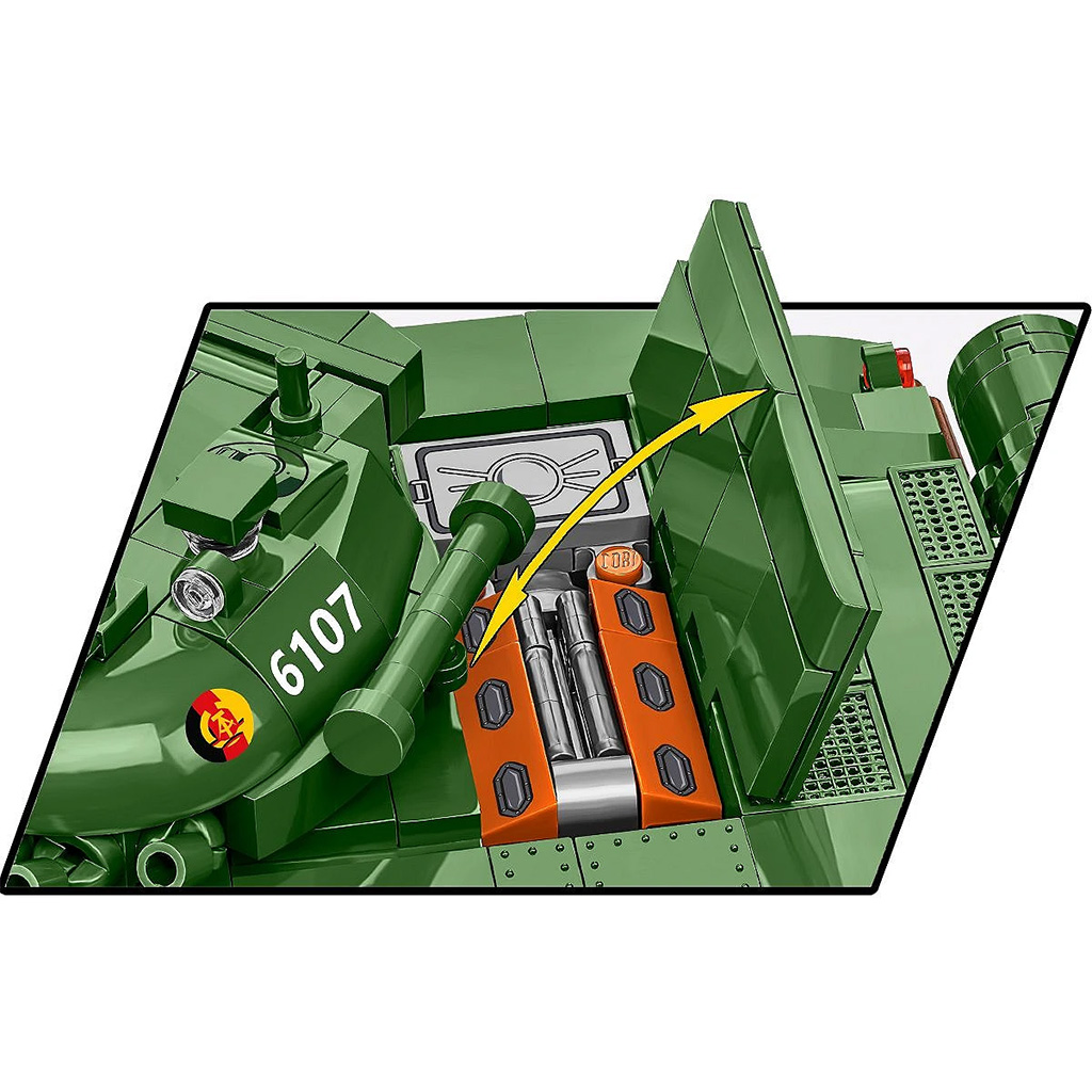 imagen de COBI: Fuerzas Armadas T-72 (Alemania del Este/Soviético) tanque de construcción (2625) 5
