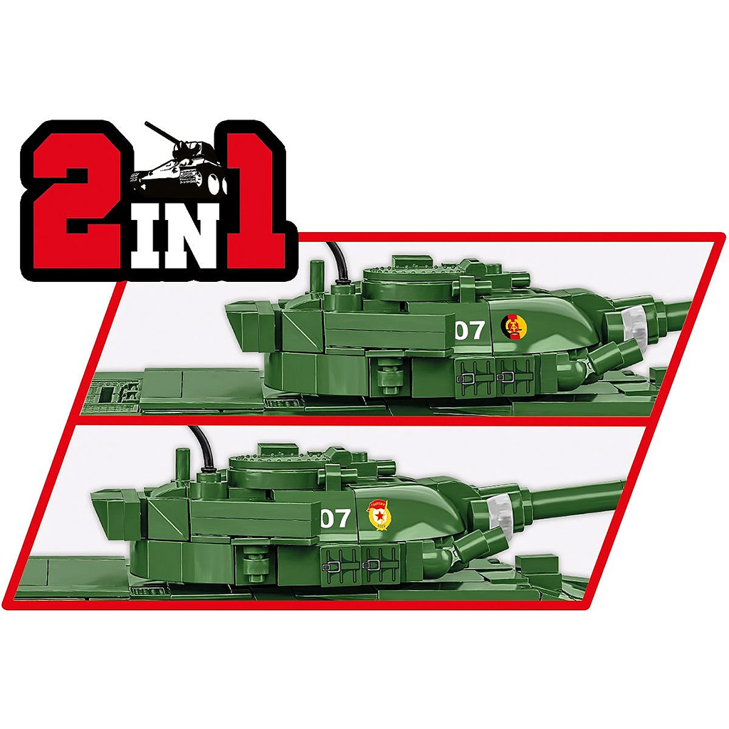 imagen de COBI: Fuerzas Armadas T-72 (Alemania del Este/Soviético) tanque de construcción (2625) 6