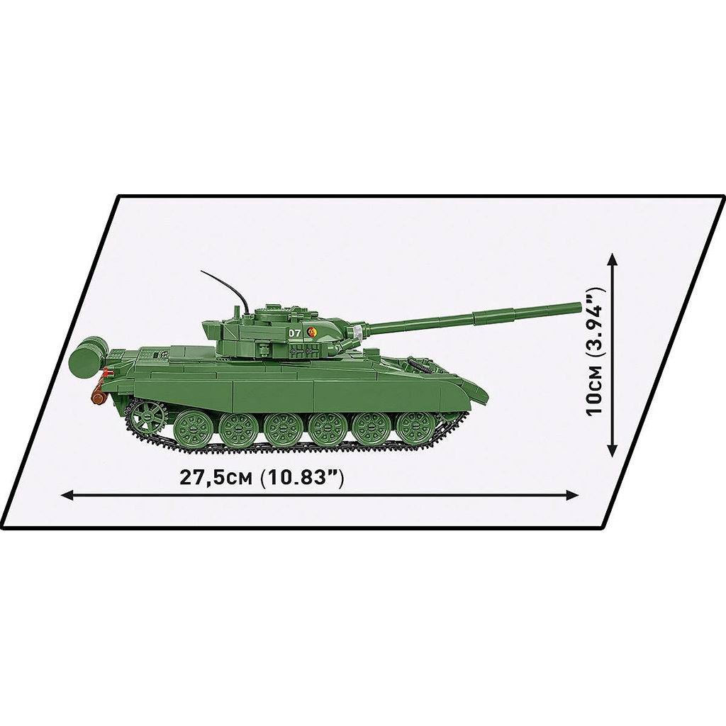 imagen de COBI: Fuerzas Armadas T-72 (Alemania del Este/Soviético) tanque de construcción (2625) 8