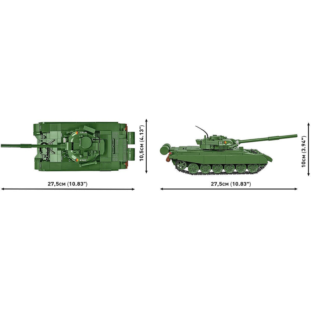 imagen de COBI: Fuerzas Armadas T-72 (Alemania del Este/Soviético) tanque de construcción (2625) 9