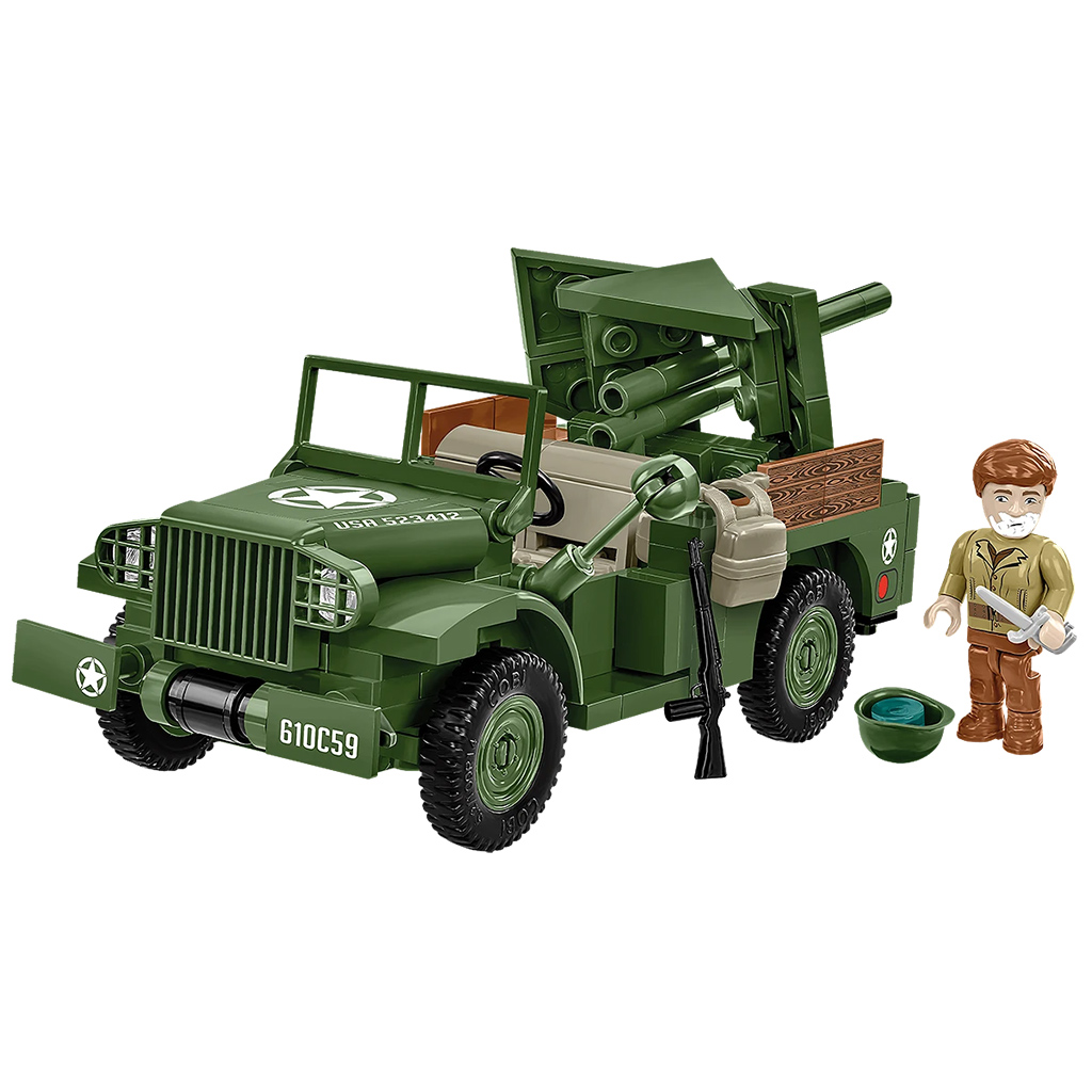 imagen de COBI: II Guerra Mundial 37mm GMC M6 Fargo juego de construcción (3116) 2