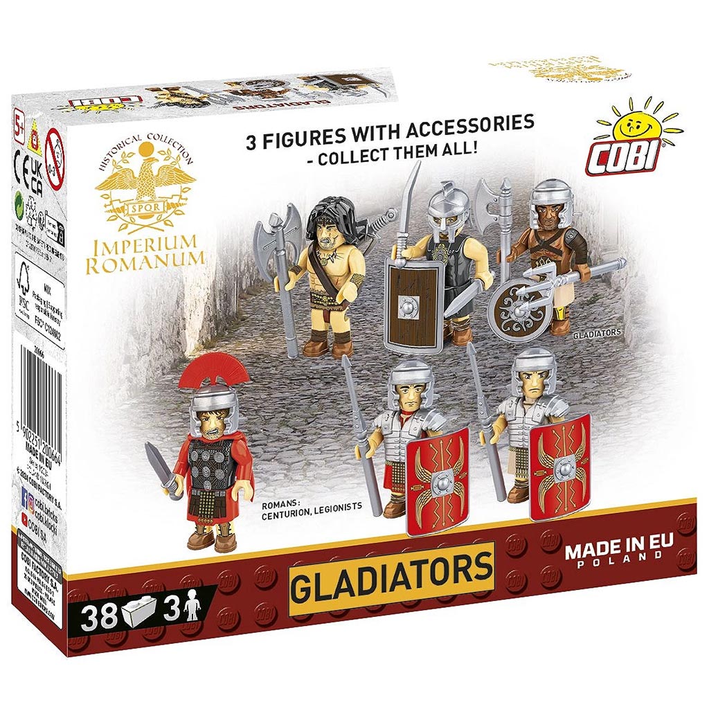imagen de COBI: Imperium Romanum - Set de figuras de gladiadores (20066) 3