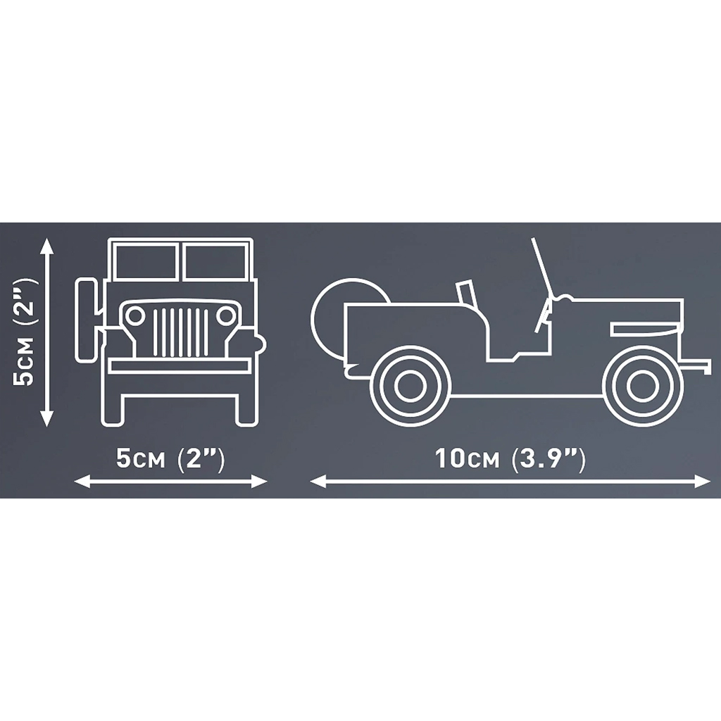 imagen de COBI: Jeep Willys CJ-2A juego de construcción (24517) 3