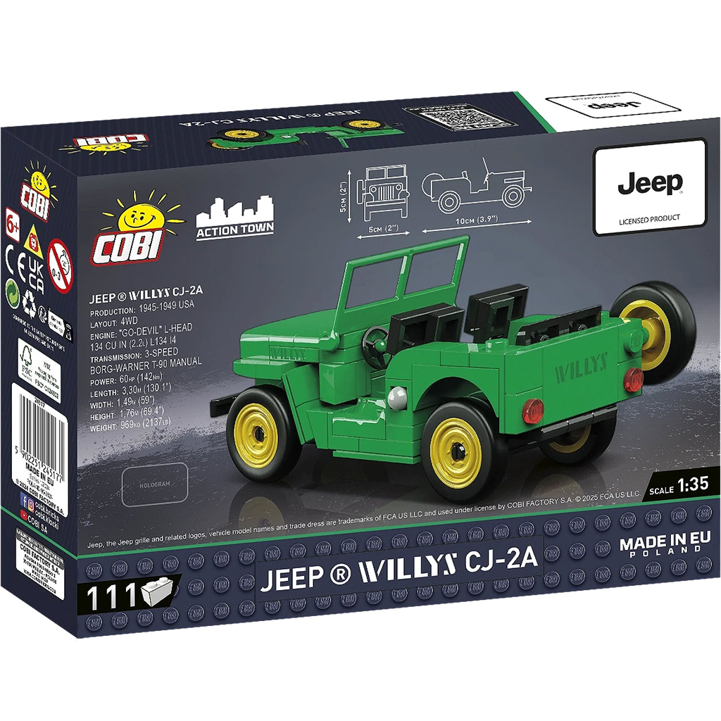 imagen de COBI: Jeep Willys CJ-2A juego de construcción (24517) 4