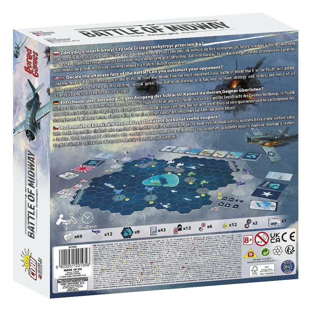 imagen de COBI: Juego de mesa de la batalla de Midway (22105) 2