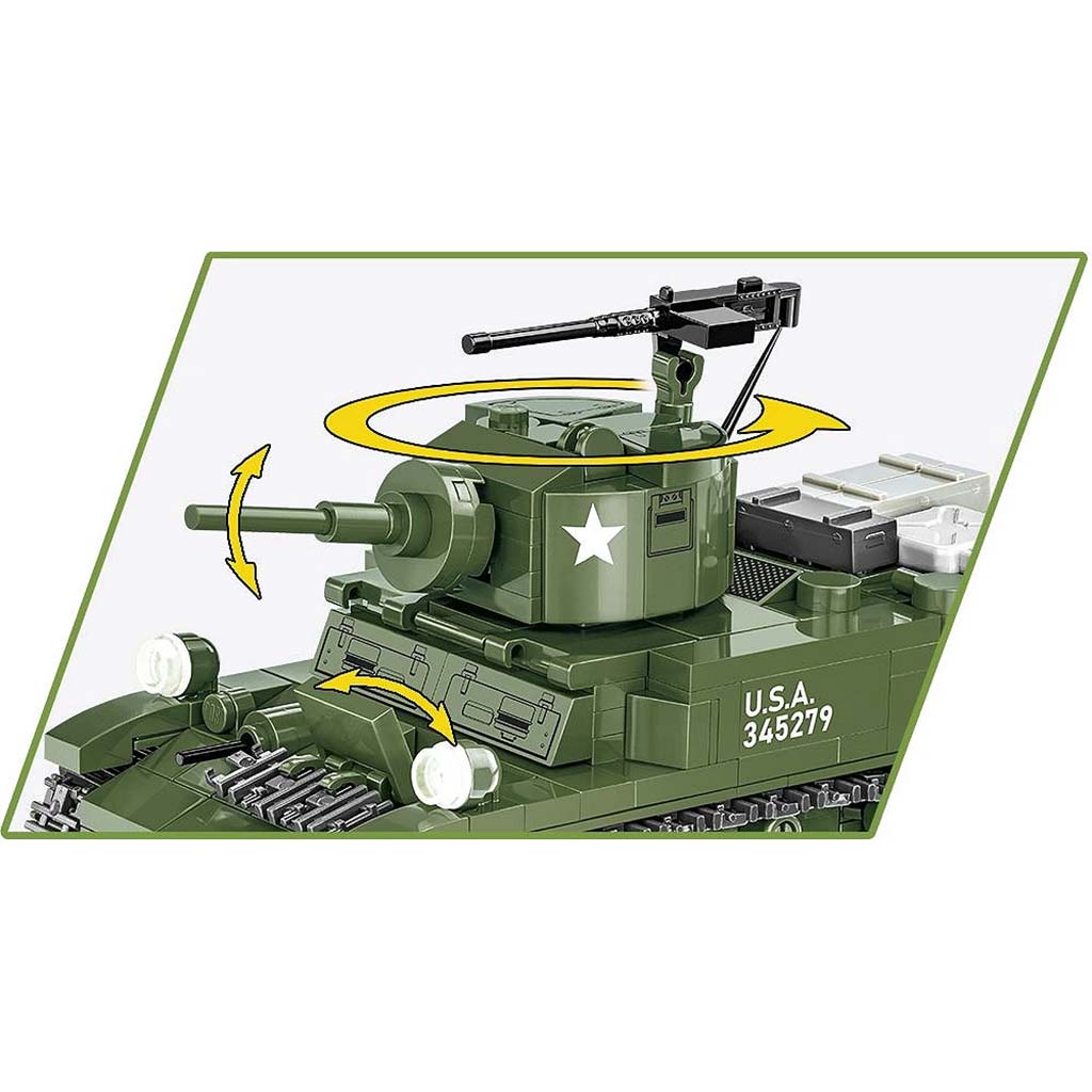 imagen de COBI: Juguete de construcción tanque M3 Stuart (3129) 3