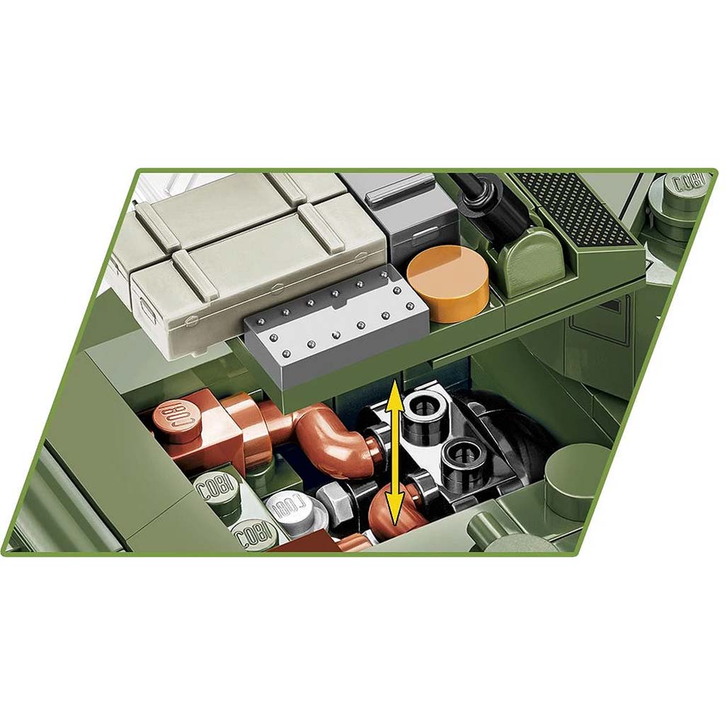 imagen de COBI: Juguete de construcción tanque M3 Stuart (3129) 4