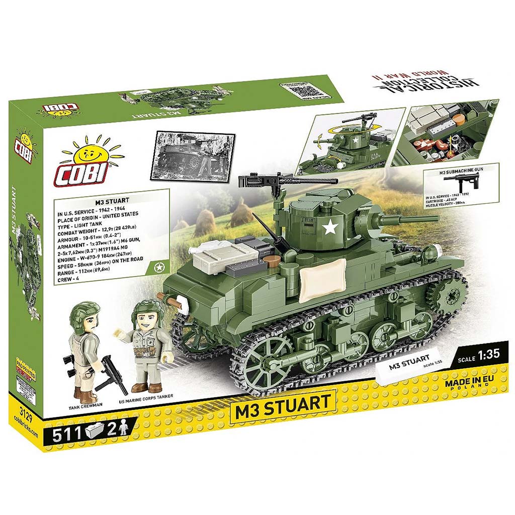imagen de COBI: Juguete de construcción tanque M3 Stuart (3129) 8