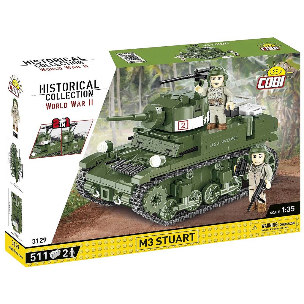 imagen de COBI: Juguete de construcción tanque M3 Stuart (3129) 1