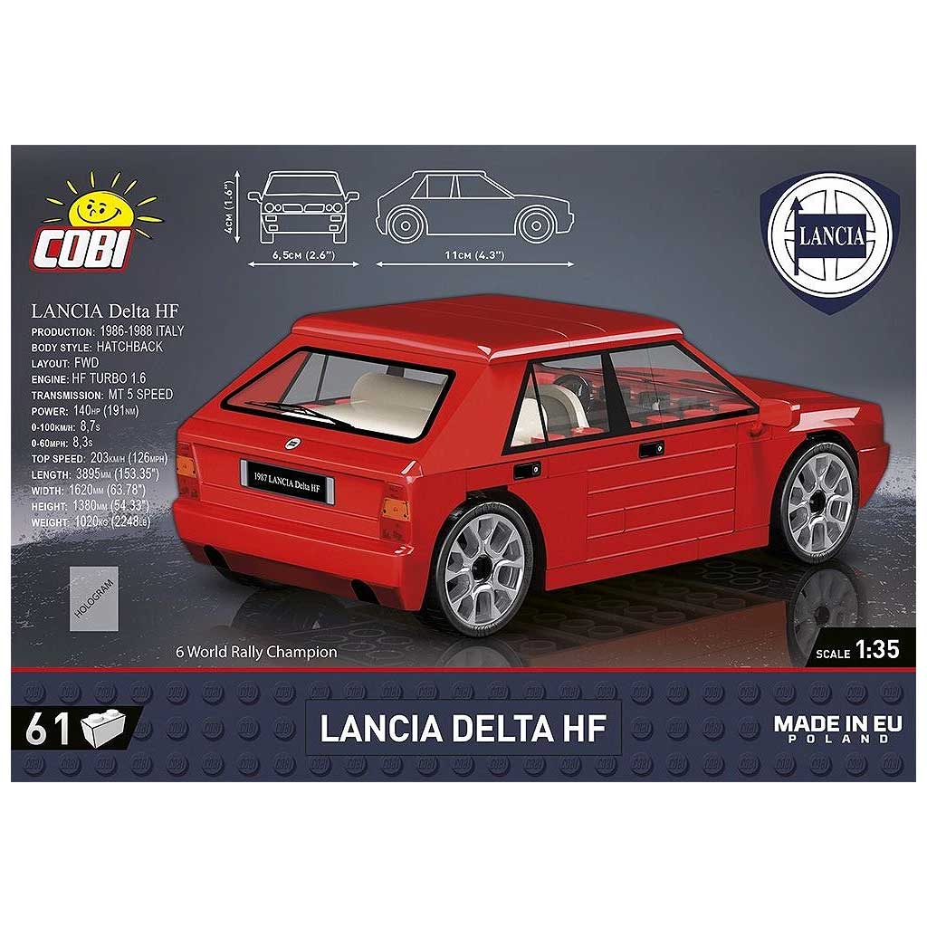 imagen de COBI: Lancia Delta HF coche de construcción (24508) 2