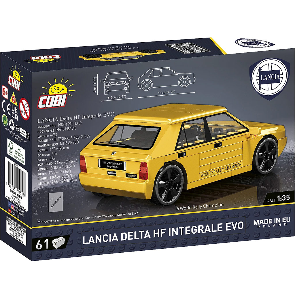 imagen de COBI: Lancia Delta HF Integrale EVO juego de construcción (24515) 4