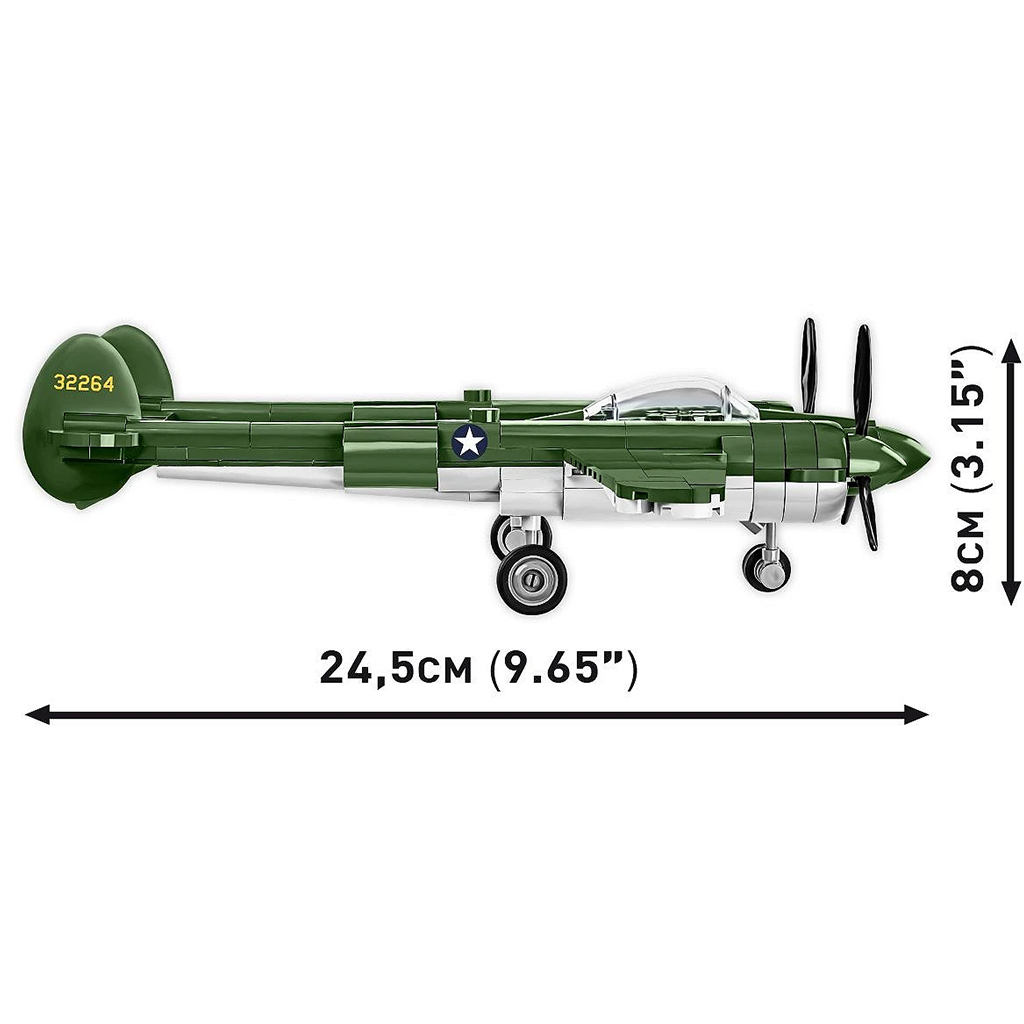 imagen de COBI: Lockheed P-38 Lightning avión de construcción (5882) 3