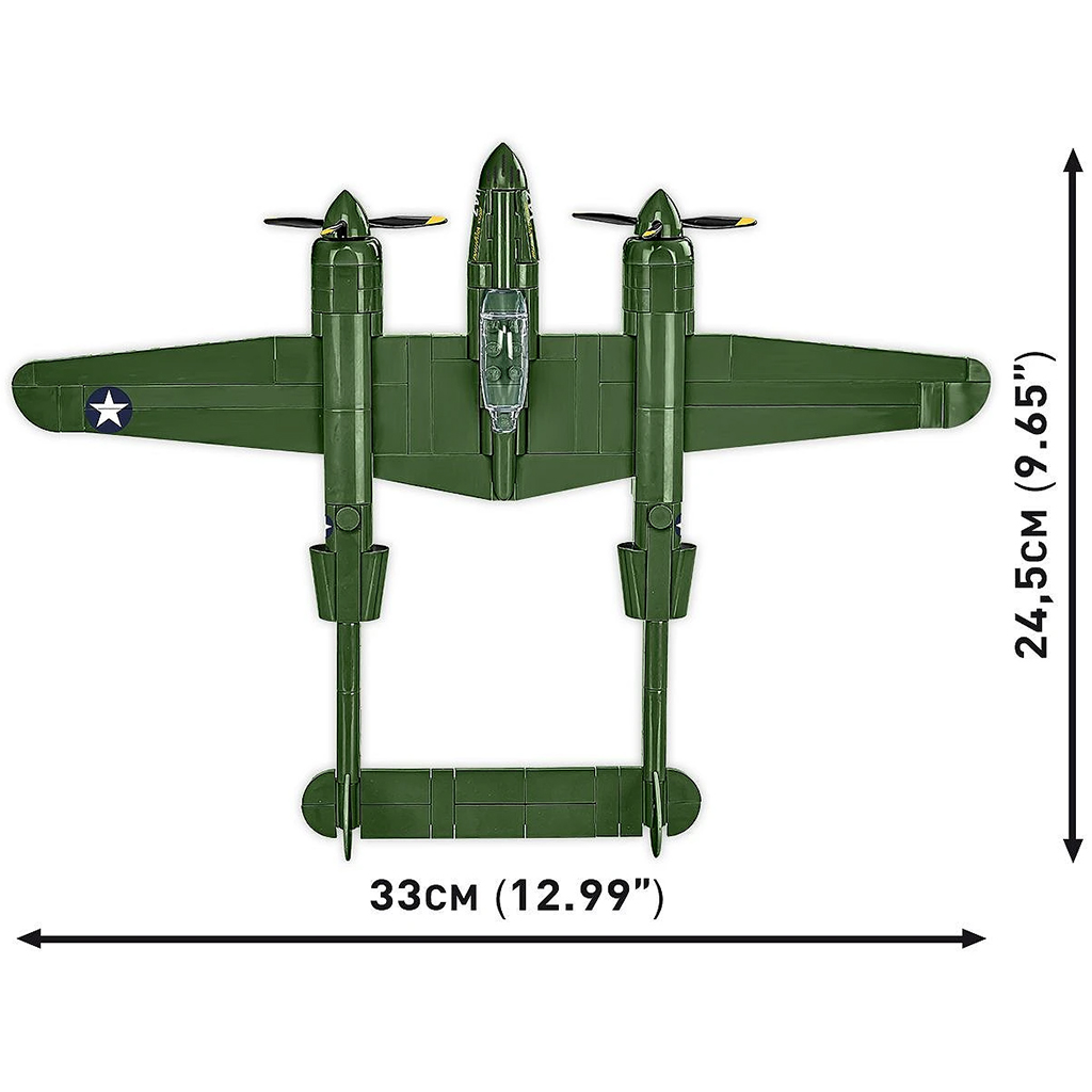 imagen de COBI: Lockheed P-38 Lightning avión de construcción (5882) 4