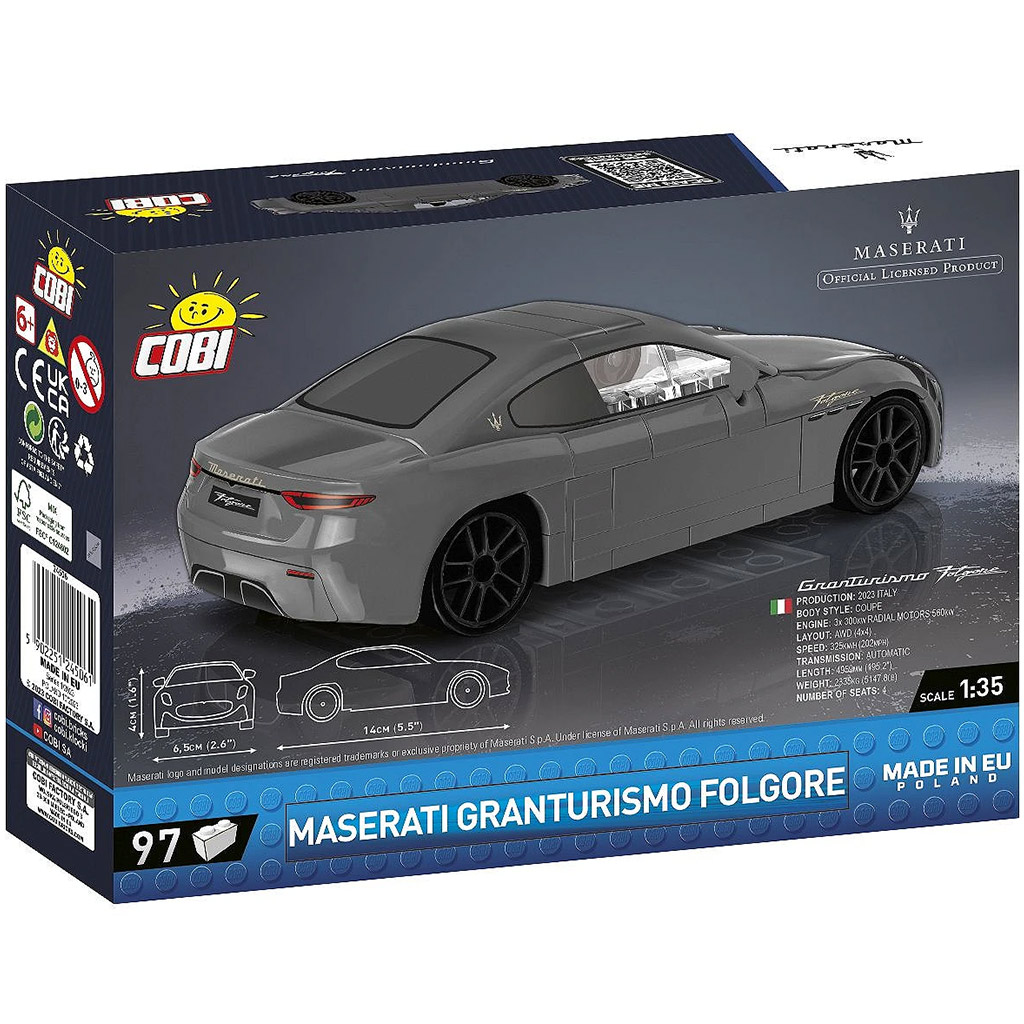 imagen de COBI: Maserati Granturismo Folgore coche de construcción (24506) 3