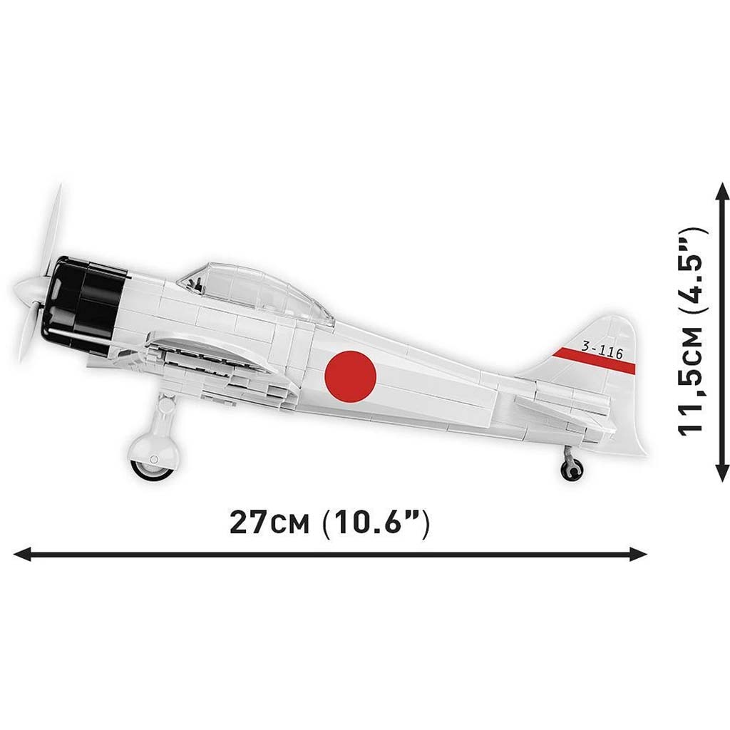 imagen de COBI: Mitsubishi A6M2 Zero‑Sen avión de construcción (5729) 5
